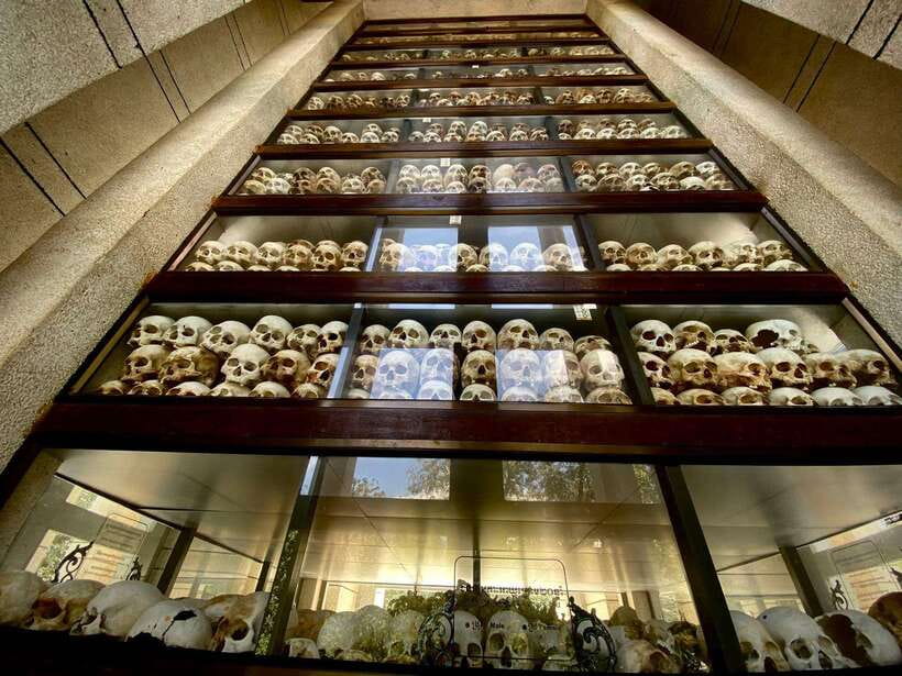 Phnom Penh: Killing Fields and Prison S21 Bus Tour - Inside S21: how the audio guide and optional in-house guide help