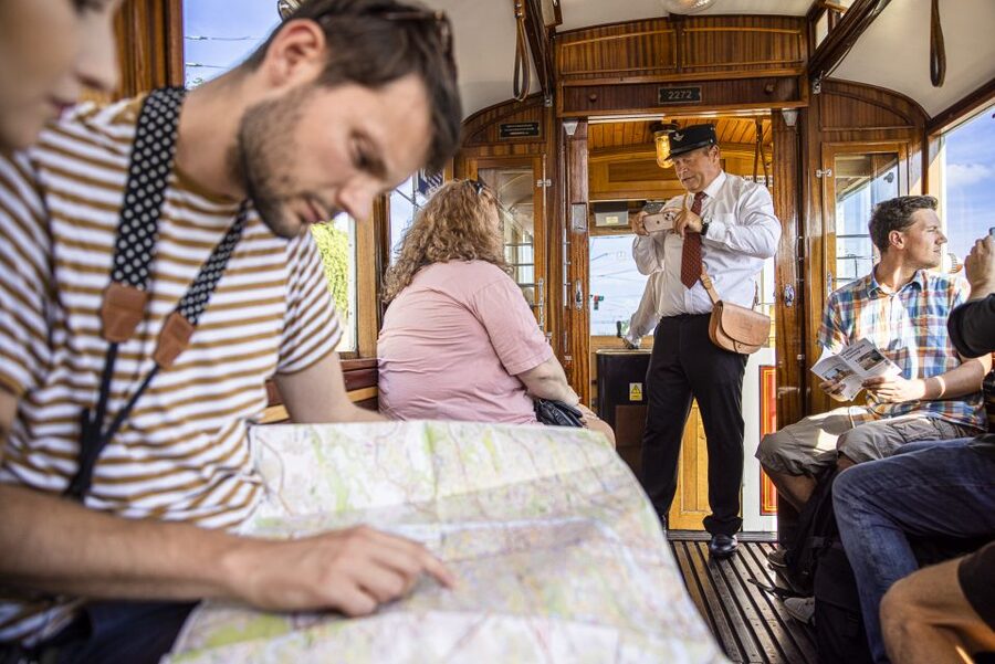Prague: Hop-on Hop-Off Historical Tram Ticket for Line 42 - Getting on: where to start, how to spot Tram 42, and how to use your voucher