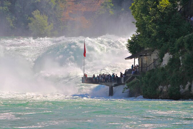 Rhine Falls Coach Tour incl. entry tickets from Zurich - Laufen Castle and Historama: a short stop with real atmosphere