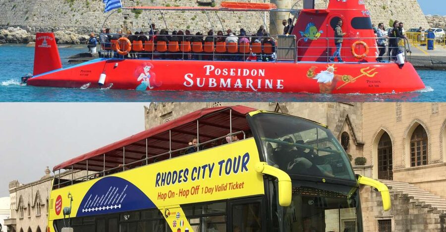 Rhodes: Hop-on Hop-off Bus and Submarine Tour - Key things to know before you go