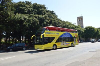 Rhodes: Hop-on Hop-off Bus and Submarine Tour - Mandraki Harbor logistics: finding the submarine in a busy port