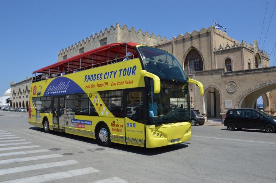 Rhodes: Hop-on Hop-off Bus and Submarine Tour - Audio guides: worth it when they work, still manageable when they don’t