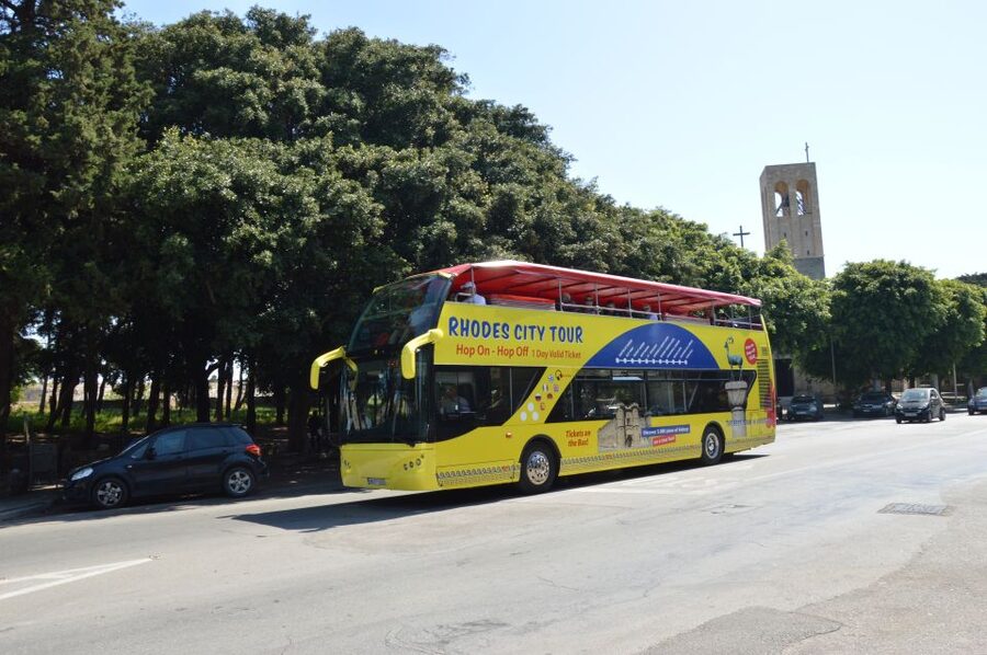 Rhodes: Hop-on Hop-off Bus and Submarine Tour - Mandraki Harbor logistics: finding the submarine in a busy port