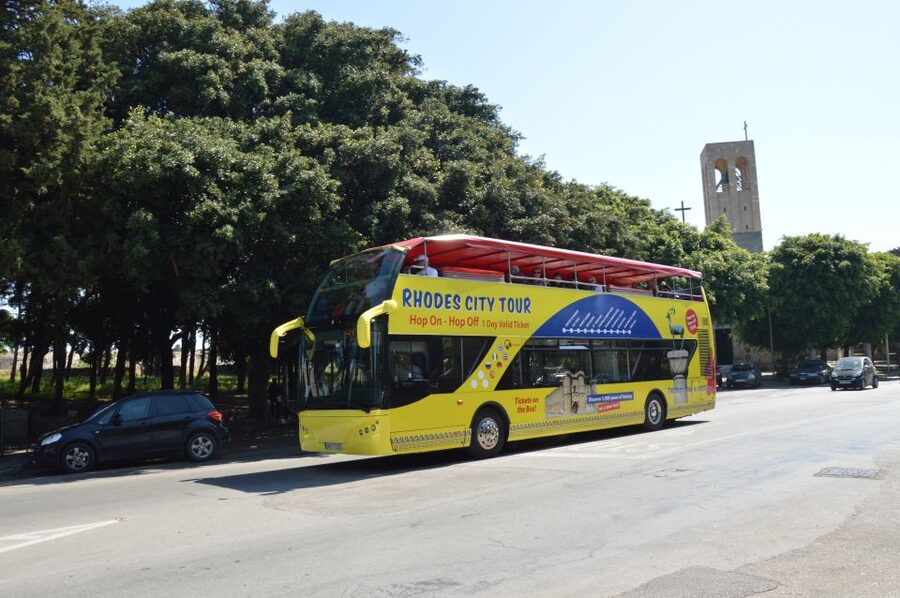 Rhodes: Hop-On Hop-Off City Tour Bus - New Marina Stops and Waterfront Breaks for Photos and People-Watching