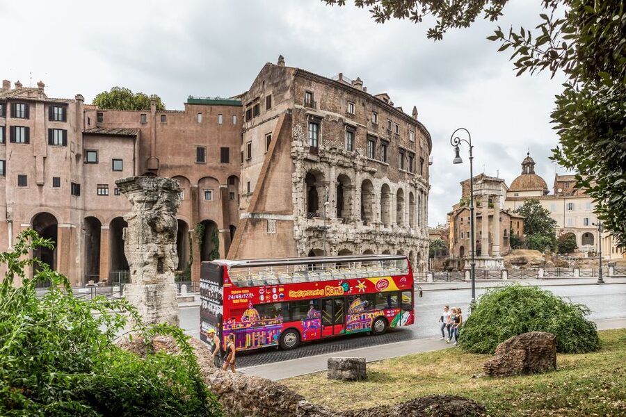 Rome: City Sightseeing Hop-on Hop-off Bus with Audioguide - Practical logistics: bus frequency, bus colors, and how to time your hops