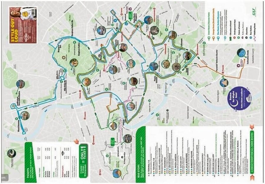 Rome: Hop-On Hop-Off Panoramic Bus Ticket - Access 3 Routes - Testaccio and the Pyramid area: Rome without the postcard polish