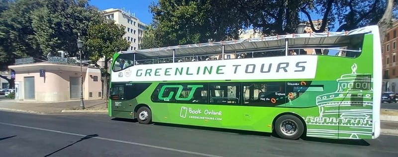 Rome:Hop-On Hop-Off Panoramic Open Bus Ticket 3 Circuits x 1 - Start point at Piazza dei Cinquecento: the cleanest place to begin
