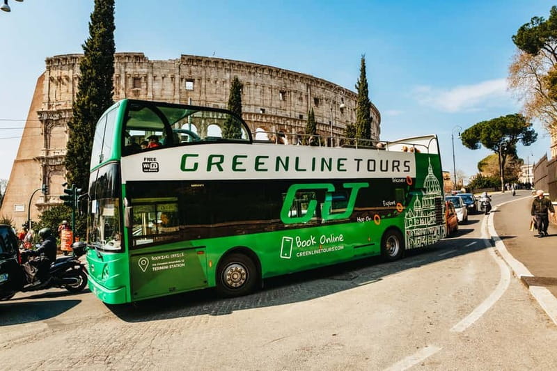 Rome:Hop-On Hop-Off Panoramic Open Bus Ticket 3 Circuits x 1 - Riding the open-top bus: audio, Wi‑Fi, and real-world comfort