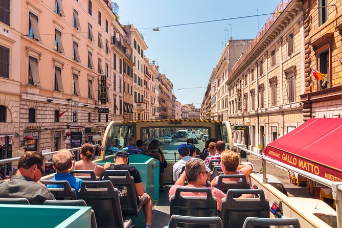 Rome Hop-On Hop-Off Sightseeing Bus Tour - Via del Teatro di Marcello to Piazza Venezia: central ruins without the full museum commitment