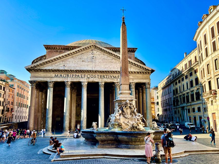 Rome Squares and Fountains Tour & River Boat Hop On Hop Off - Gelato break and hidden alleys: the Rome you actually remember