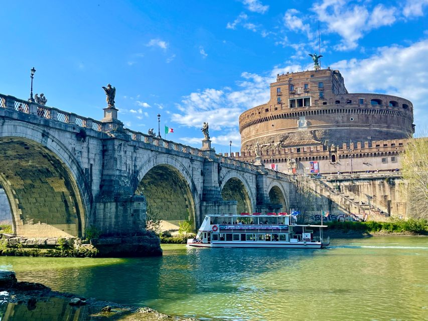 Rome Squares and Fountains Tour & River Boat Hop On Hop Off - The optional Tiber River hop-on hop-off boat: the view-based payoff