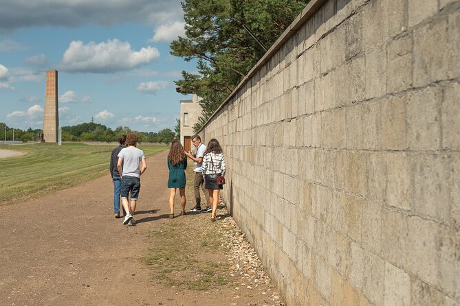 Sachsenhausen Concentration Camp Bus Tour in English from Berlin - The core sights: commandant’s house, Tower A, and the gate phrase