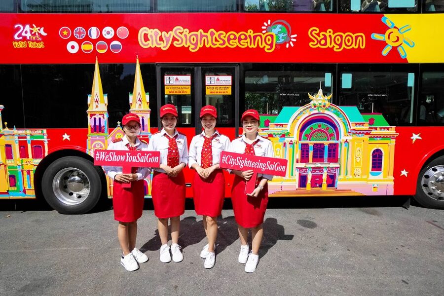 Saigon: City Sightseeing Hop-On Hop-Off Bus Tour - Blue Route: Flower Markets, Pagodas, and Market-Real Saigon