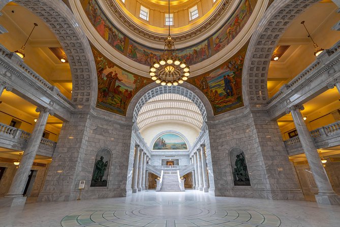 Salt Lake City Guided Bus Tour - Beehive House, Eagle Gate, and the small landmarks that explain the city