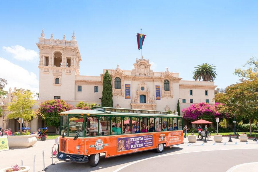 San Diego: Hop-on Hop-off Narrated Trolley Tour - Coronado from Orange Avenue: beachfront views and Hotel del Coronado