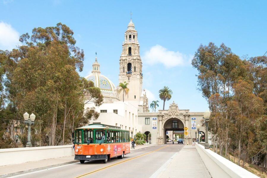 San Diego: Hop-on Hop-off Narrated Trolley Tour - Balboa Park and El Prado: where the promenade does the work for you