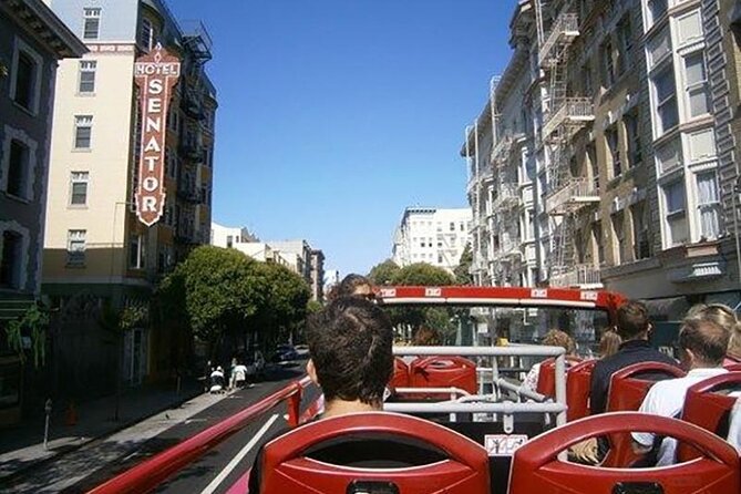 San Francisco Hop-On Hop-Off Open Top Bus Tour (Essential) 24Hour - Open-top ride comfort and the audio setup