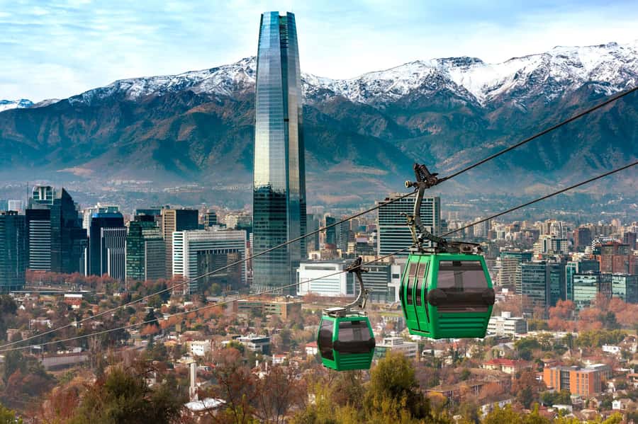 Santiago: 1-Day Hop-On Hop-Off Bus and Cable Car Ticket - Teleférico to San Cristóbal: 360° views start with a short walk