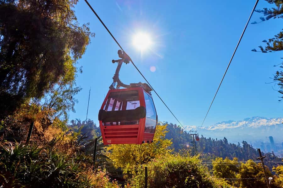 Santiago: 1-Day Hop-On Hop-Off Bus and Cable Car Ticket - Funicular from Bellavista to the hill (and what changes on Mondays)