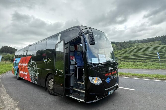 São Miguel Hop-On Hop-Off Sightseeing Bus - City and “easy wins” stops: gardens, university, shopping, and squares