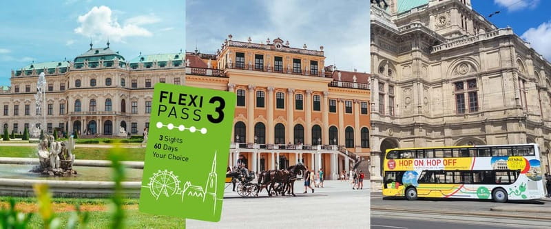 Schönbrunn, Belvedere, HOP ON HOP OFF - Vienna FLEXI Pass - Upper Belvedere: Baroque palace art plus Klimt’s The Kiss