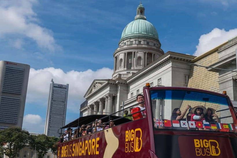 Singapore: Big Bus Hop-On Hop-Off Tour by Open-Top Bus - Commentary, Headphones, and the Big Bus App: Handy Extras With One Weak Spot