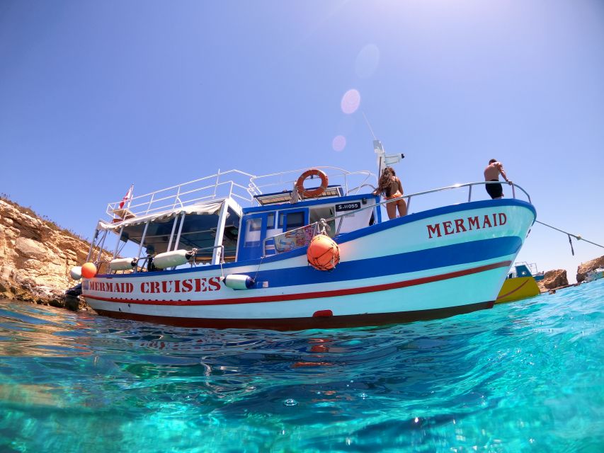 St. Paul's Bay: Blue Lagoon, Comino & Gozo with Bus Tour - Cave country at sea: Crystal Lagoon and St. Mary’s Caves