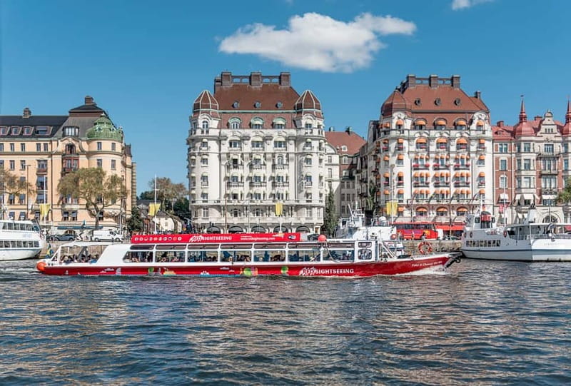 Stockholm: Hop-On Hop-Off Bus or Boat Option - Frihamnen and the boat option: the best way to see Stockholm from the water