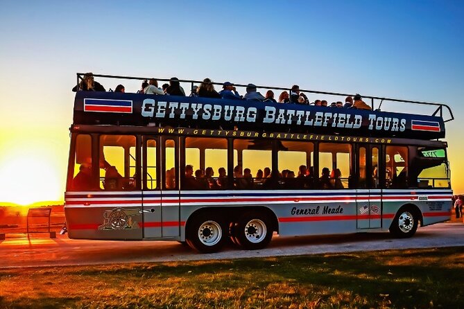 Sunset Double Decker Bus Tour in Gettysburg - Key things to know before you go