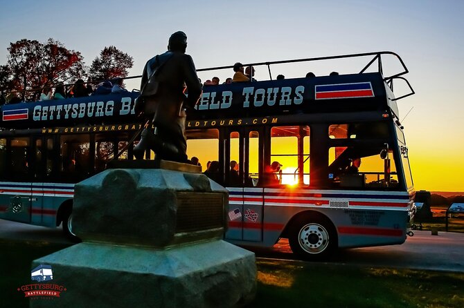 Sunset Double Decker Bus Tour in Gettysburg - Meeting point and how the ride is likely to feel