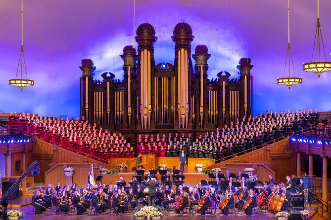 Tabernacle Choir Performance + Salt Lake City Guided Bus Tour - Thursday rehearsal vs Sunday broadcast: pick your kind of magic