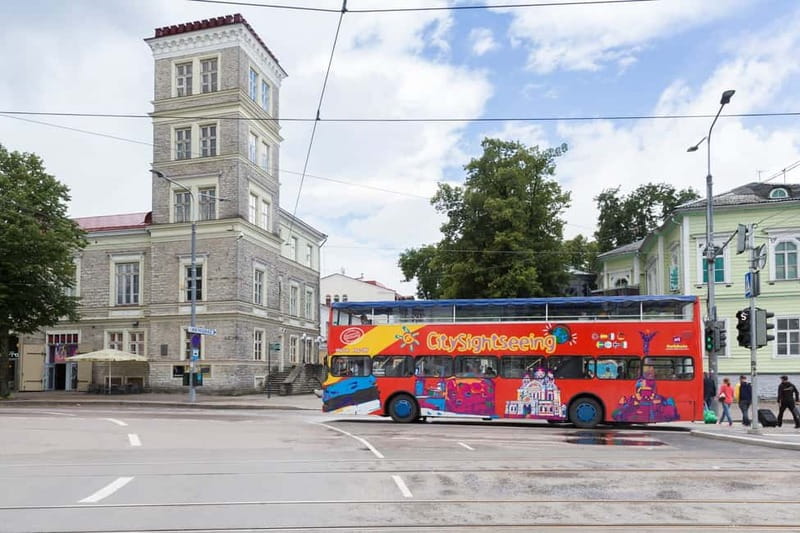 Tallinn: City Sightseeing Hop-On Hop-Off Bus Tour - Red Line: Old Town streets, towers, and the 14th–15th century feel