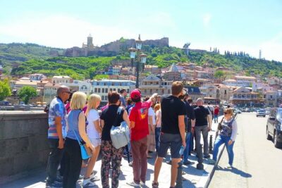 Tbilisi - Mtskheta - Jvari. Full City Tour on Hop On Hop Off Bus - Stop-by-Stop: Rustaveli Ave to Freedom Square (Tbilisi First Half)