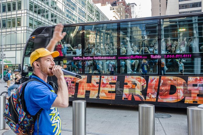 The RIDE Experience Theatrical Bus Tour - The street performers: the show spills onto the sidewalk
