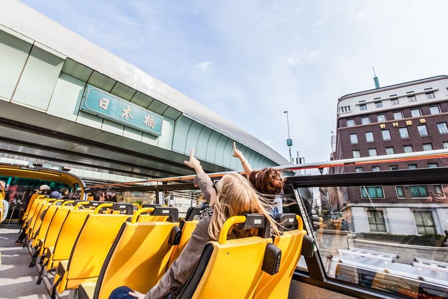Tokyo: Hop-On Hop-Off Sightseeing Bus Ticket - Route 1: SkyTree course (Asakusa, Ueno, Akihabara) for classic Tokyo energy