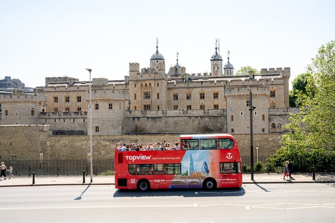 TopView® 48 Hr Hop on Hop off Bus Tour with River Cruise & Walks - The Tower of London zone and Butlers Wharf access