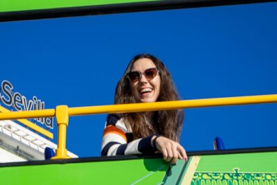 Tourist bus tour of Seville - Seville Aquarium stop: watching the shark, no ticket hassle