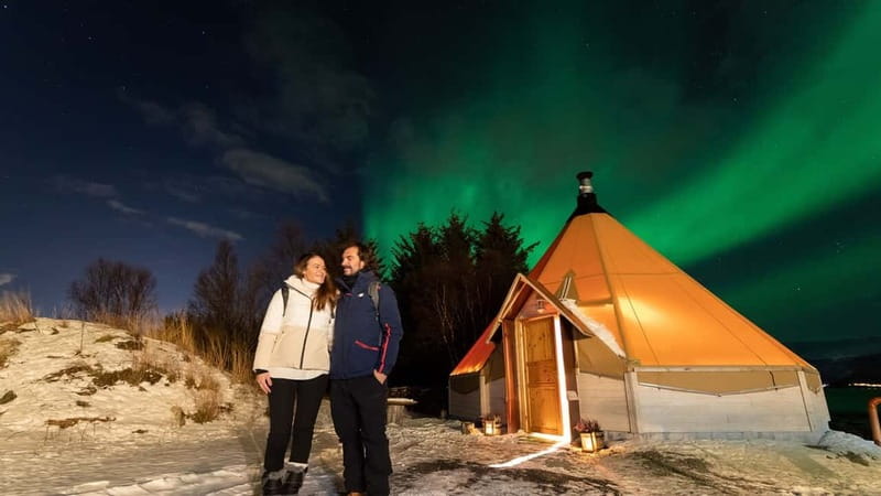 Tromsø: Aurora Safari Chase by big bus with Camp meal - The Forecast-Driven Camp Chase: How They Improve Your Odds