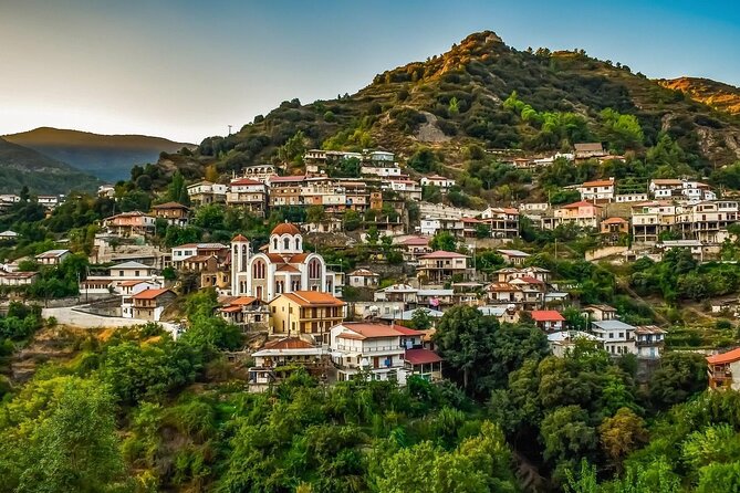 Troodos Mountains, Kykkos and Omodos Bus Tour from Paphos - Omodos village: Holy Cross relic, cellars, and craft shops