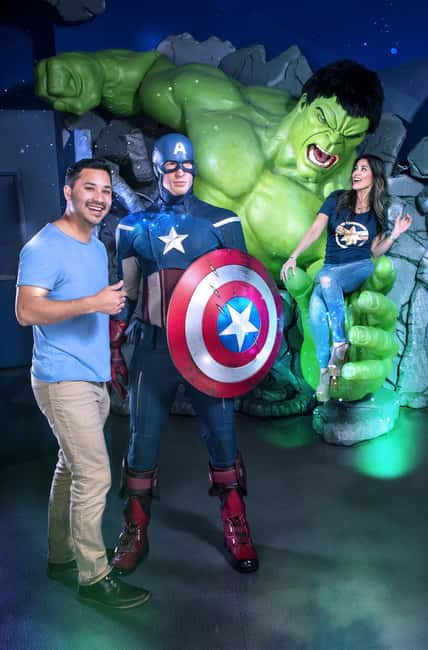 Vegas: Madame Tussauds, High Roller, & Hop-on Hop-off Tour - Marvel 4D: wind, water, and face-flinching moments