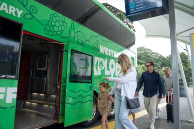 Waiheke Island: Ferry & Hop-On Hop-Off Explorer Bus Tickets - Mātiatia arrival and getting on the Explorer bus fast