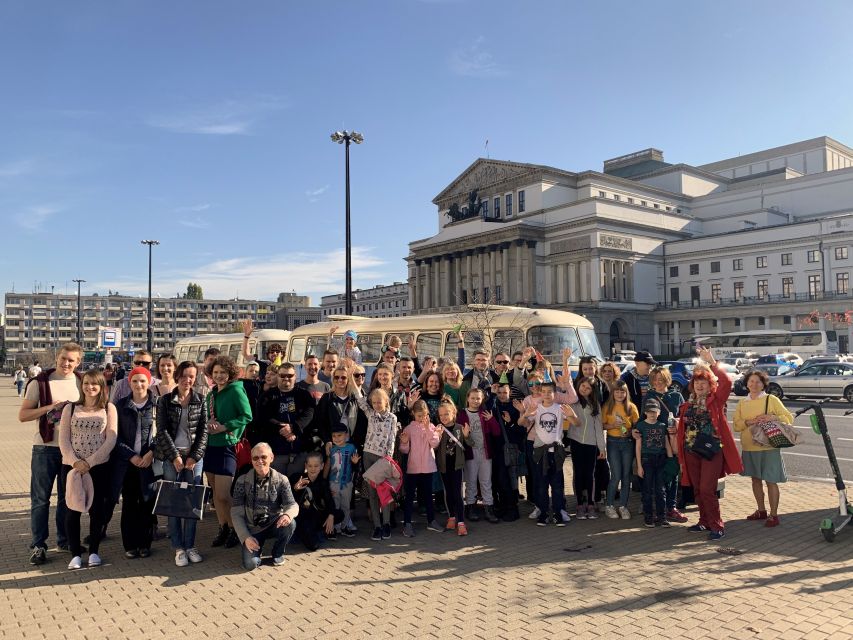 Warsaw: Highlights Guided Retro Bus Tour - Pace and logistics: what 150 minutes really feels like