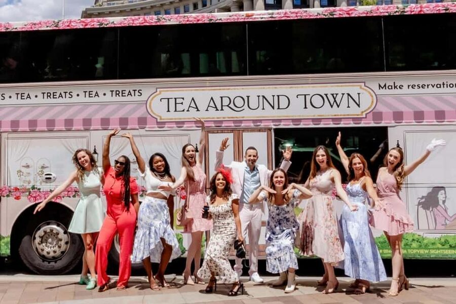 Washington, D.C.: Tea Around Town Bus Tour with Landmarks - Landmark Views From Your Seat: Capitol, Lincoln Memorial, White House