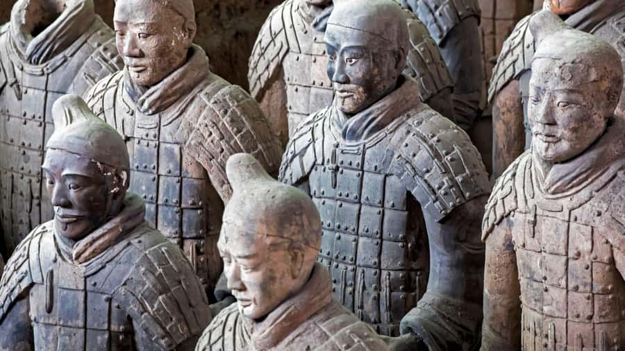 Xian: Bus Tour of Terracotta Warriors With Guide & Lunch - First stop: a 30-minute peek at Terracotta Warrior production
